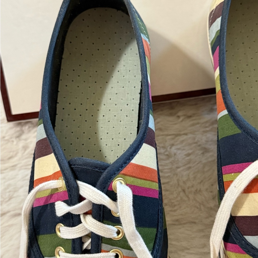 Coach Audrina in Multi Stripe Canvas Sneakers - Picture 5 of 14